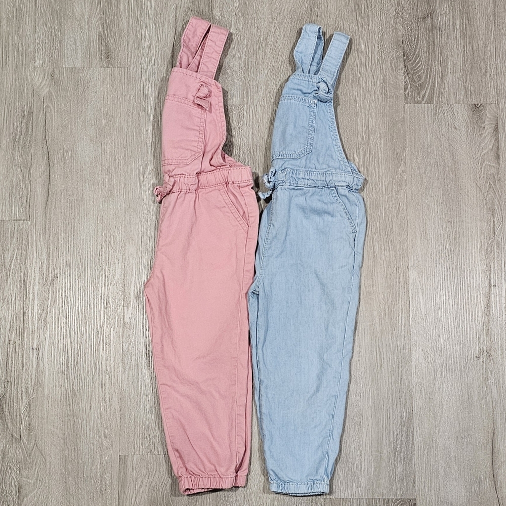 OshKosh B'gosh Toddler Girl Overalls Bundle - Size 3T